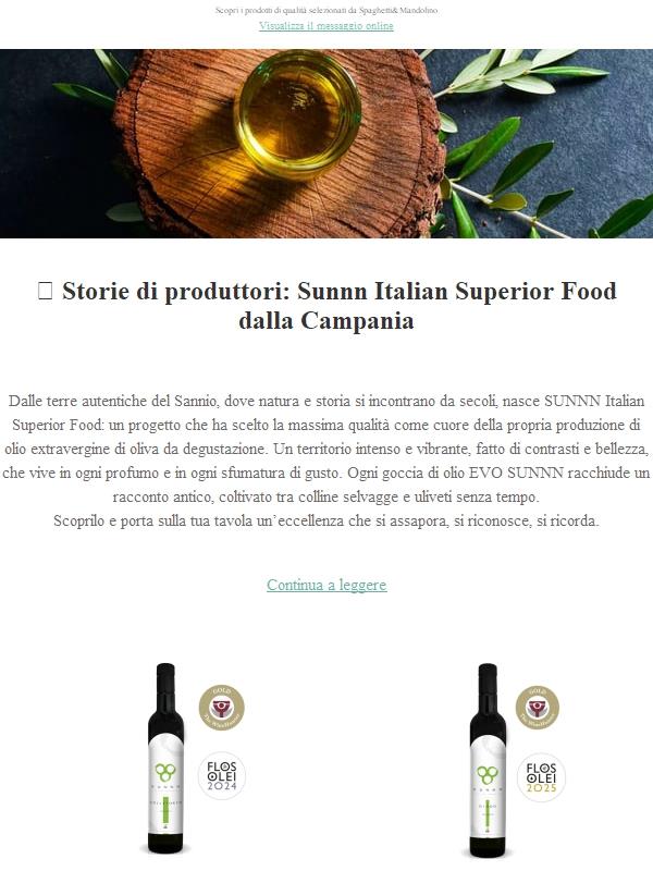 ✨ Storie di produttori: Sunnn Italian Superior Food dalla Campania