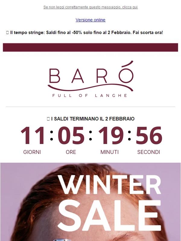 🍇 La skincare Barò al -50% (solo fino al 2/2)