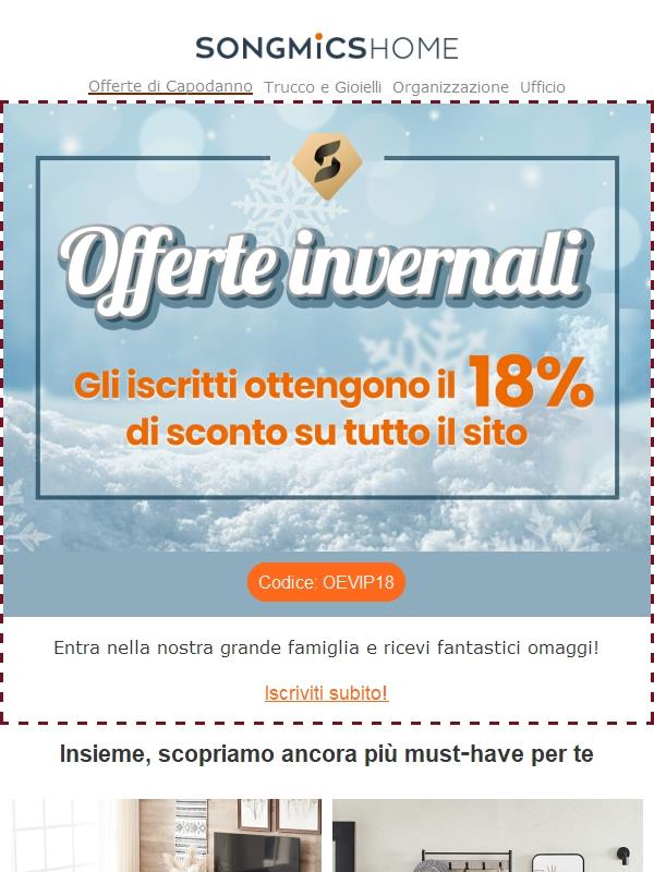 Ciao💖,Con vantaggi speciali, il tuo nuovo anno sarà ancora più bello!