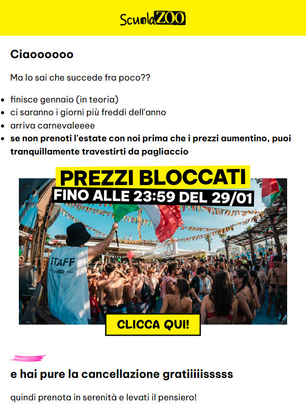 dai che gennaio sta finendoooo