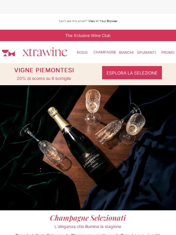 Champagne selezionati: bollicine esclusive oltre le festività