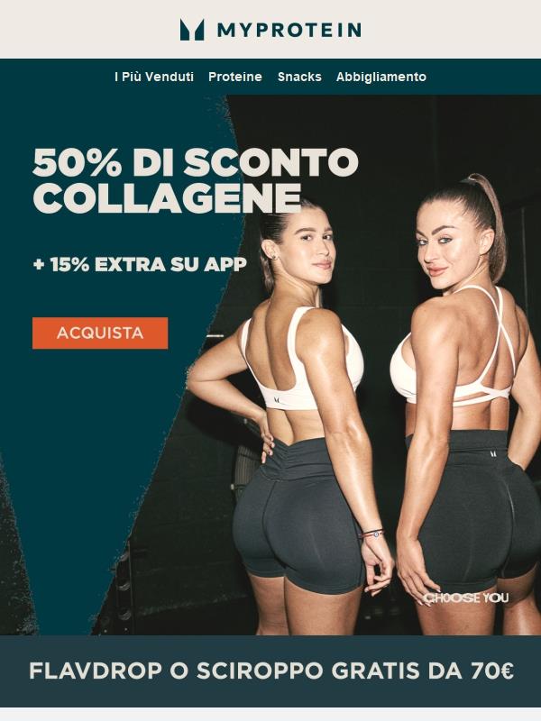 -50% sul Collagene + 15% EXTRA 🔥