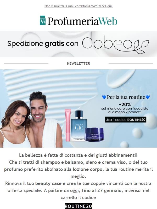 ✨-20% sul meno caro con l'acquisto di almeno 2 prodotti