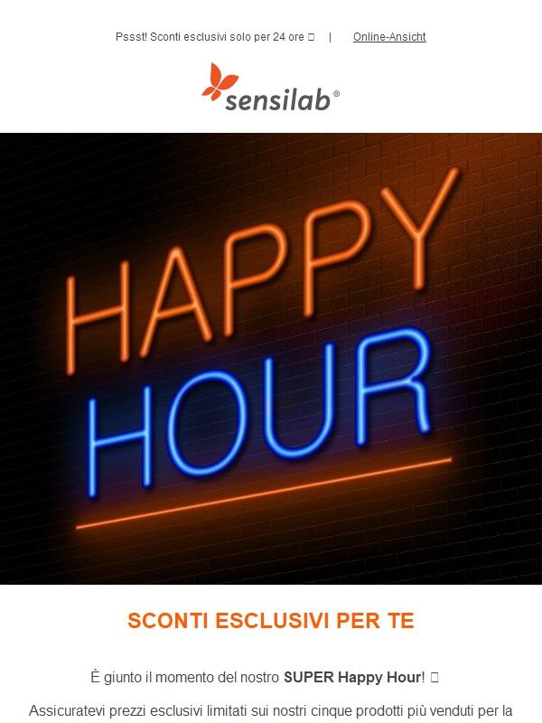 Tornano le offerte dell'Happy Hour!🎉