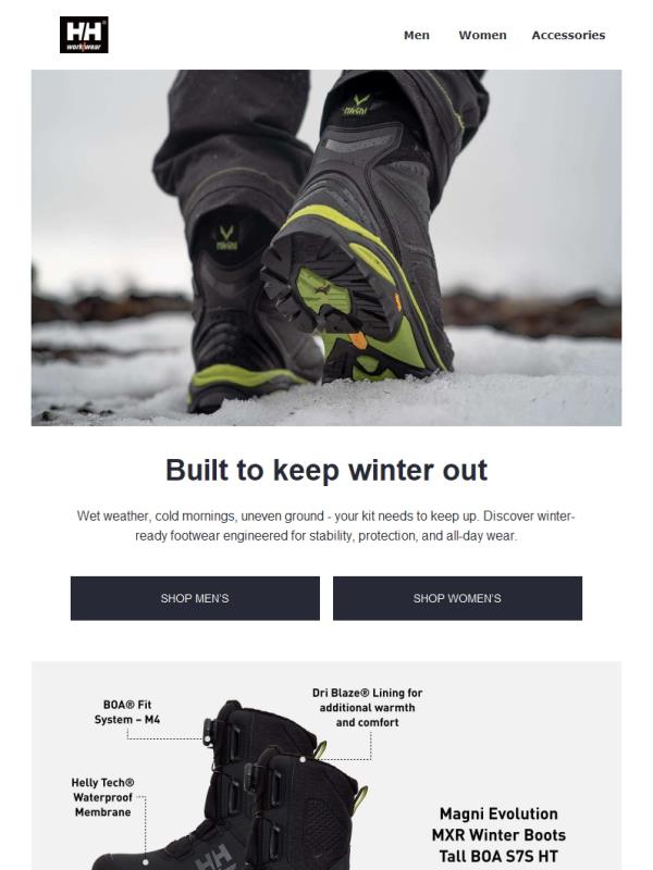 Work boots for winter and beyond