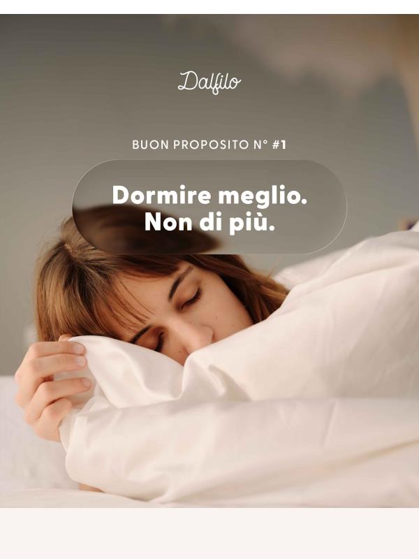 💭 Buoni propositi per il tuo sonno