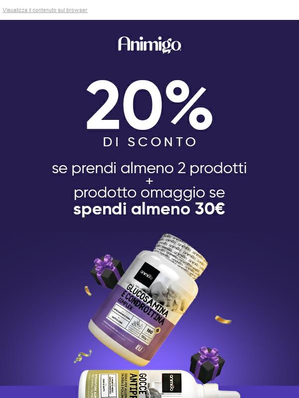 🐕 L’Offerta Pet È A Metà: -20% + Omaggio Attivo