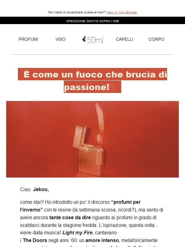 Jekoo, anche a te certi profumi accendono qualcosa dentro?🔥