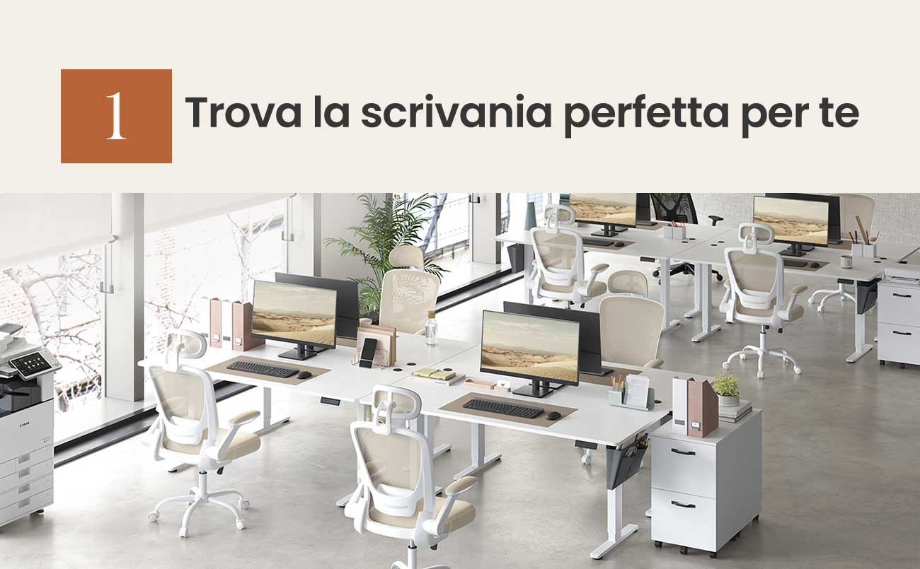 Trova la scrivania perfetta per te