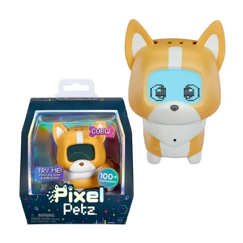 Pixel Petz - Corgi, Cane da Compagnia Digitale Interattivo Ora a un Prezzo Super Scontato!