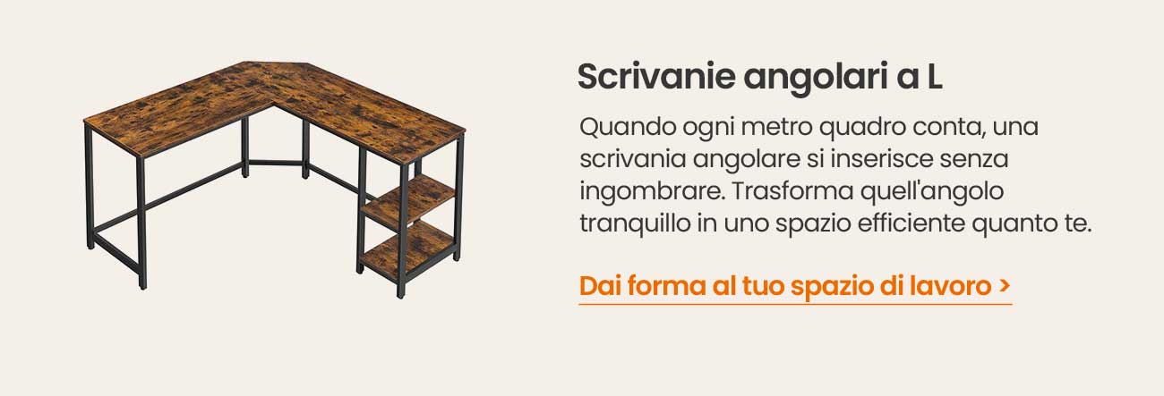 Scrivanie angolari a L