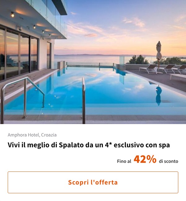 Vivi il meglio di Spalato da un 4* esclusivo con spa
