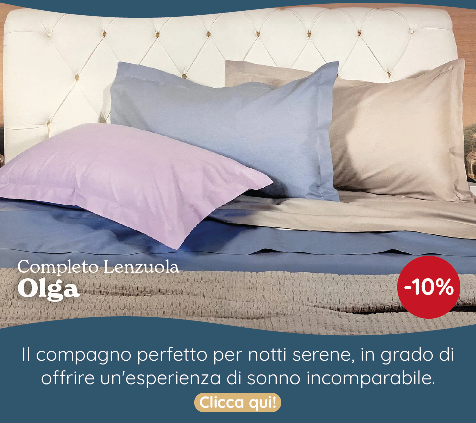 Completo Lenzuola in Flanella di Cotone Tinta Unita - Olga