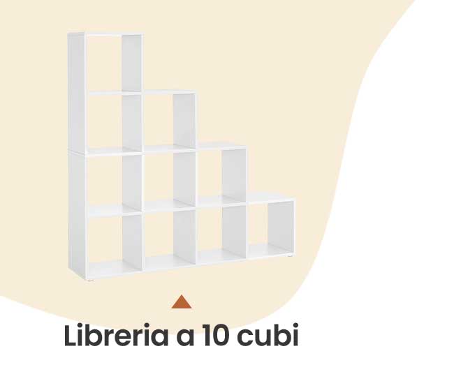 Libreria a 10 cubi
