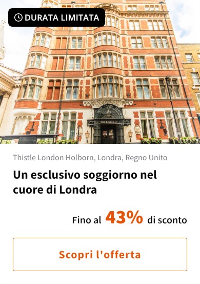 Un esclusivo soggiorno nel cuore di Londra