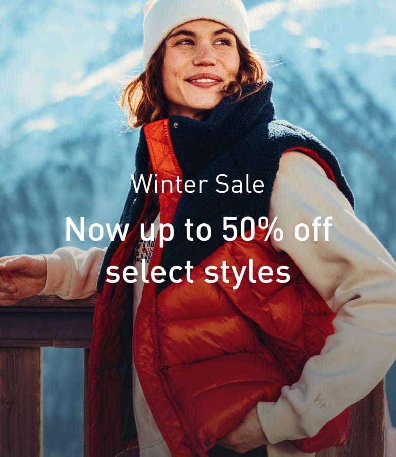 Winter Sale. Now up to 50% off select styles