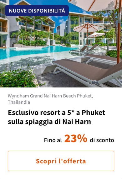 Esclusivo resort a 5* a Phuket sulla spiaggia di Nai Harn
