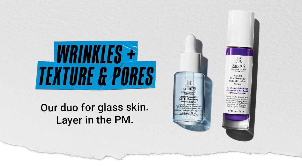 WRINKLES + TEXTURE & PORES