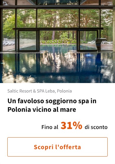 Un favoloso soggiorno spa in Polonia vicino al mare