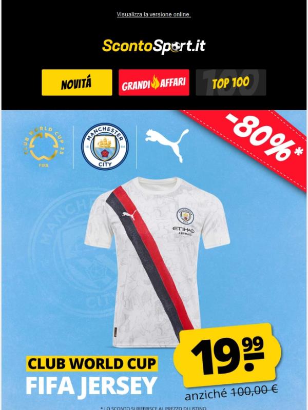 Super offerta ⚽ Maglia PUMA del Manchester City a soli 19,99 €