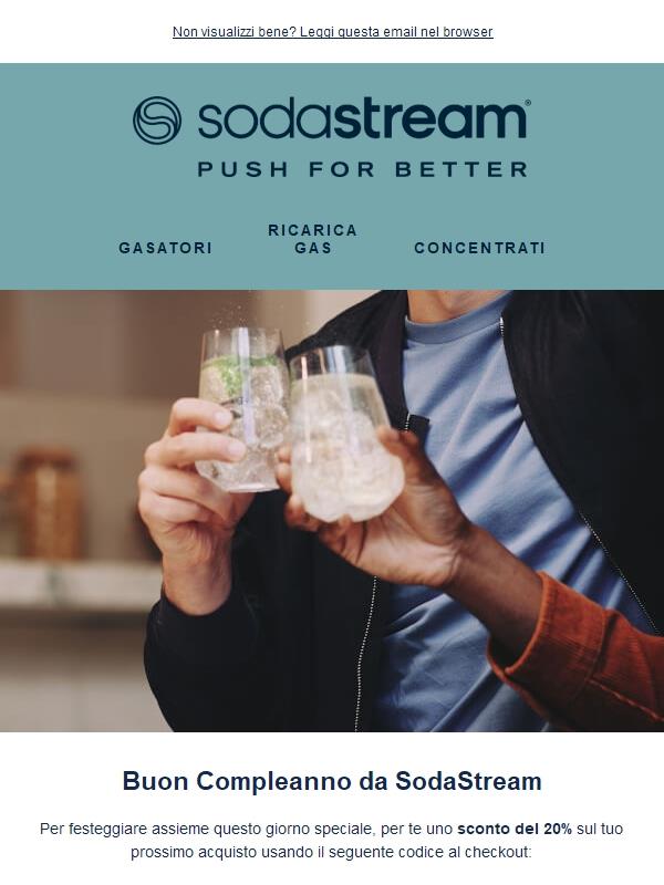 Buon Compleanno da SodaStream 🎉