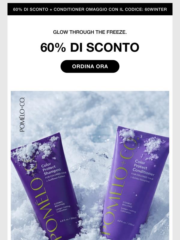 Glow Cosmico per i tuoi capelli: –60 % di sconto + Conditioner in omaggio