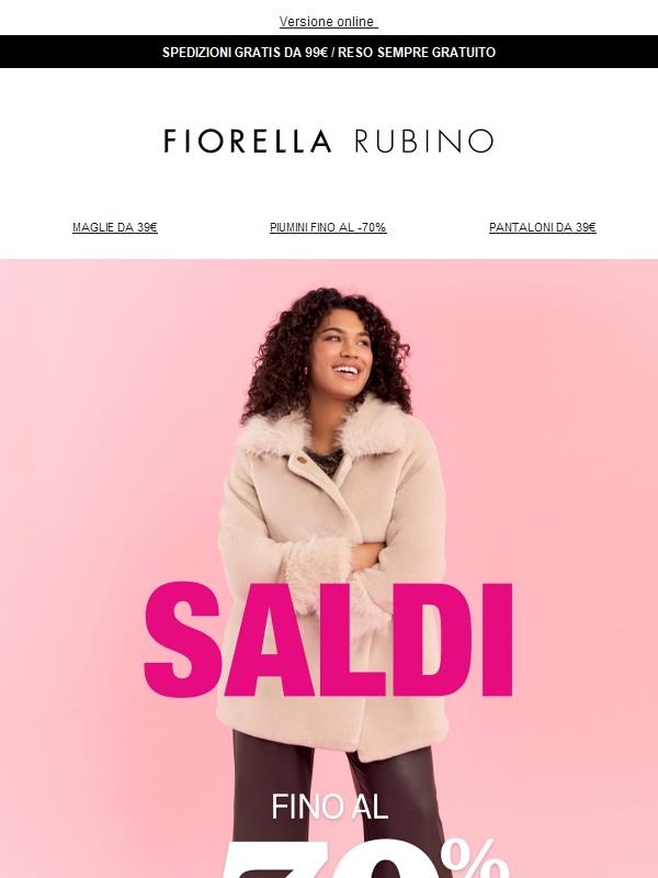 SALDI ORA FINO AL -70% 💣