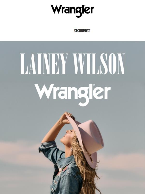 La nuovissima collezione Lainey Wilson Wrangler