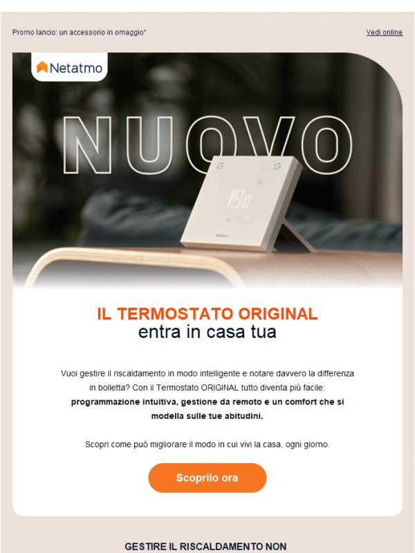 ✨ Novità: il Termostato ORIGINAL è ora disponibile!