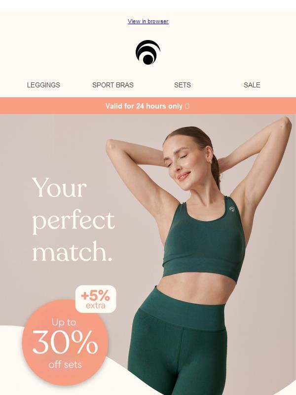 Up to 30% + 5% extra on sets 💝