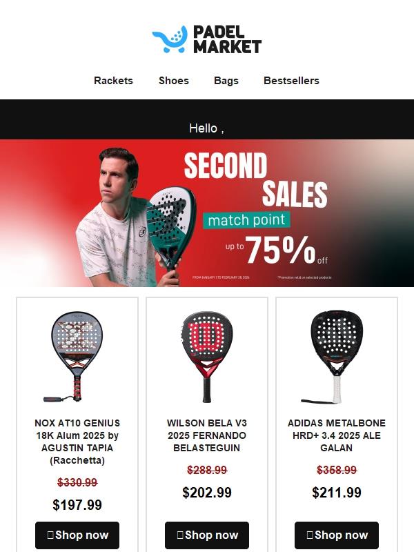 Shop Now: Second Round Sales Are Here!