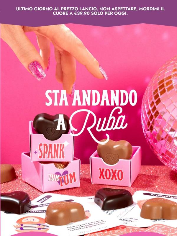 Sta piacendo molto. Non rimanere senza! 🍫