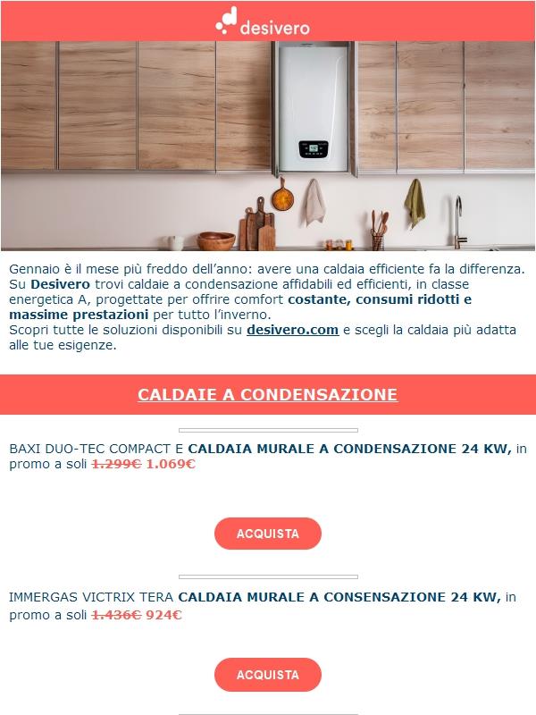 Il comfort invernale parte da una caldaia efficiente