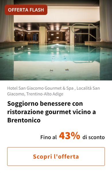 Soggiorno benessere con ristorazione gourmet vicino a Brentonico
