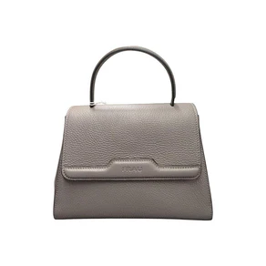 Frau Borse Donna a Mano con Tracolla in Pelle Taupe