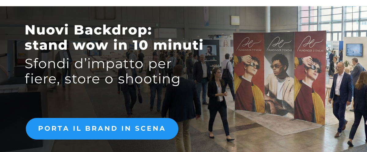 Nuovi Backdrop: il tuo brand fa scena