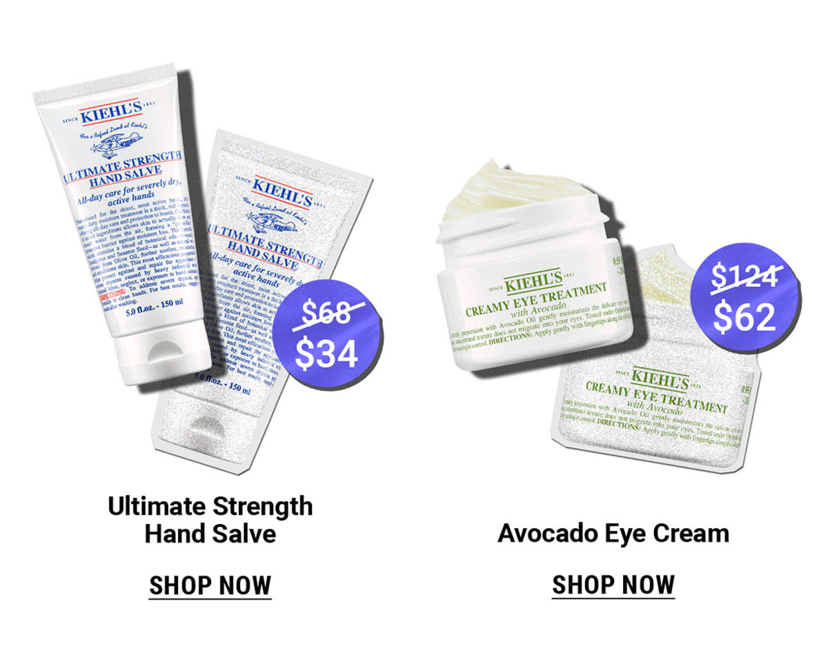 Ultimate Strength Hand Salve and Avocado Eye Cream