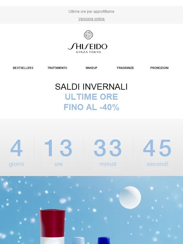 Ultimi giorni di Saldi Invernali: fino al -40% su una selezione