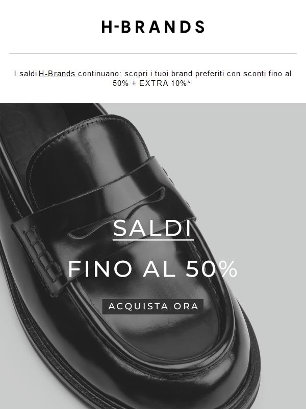 Continuano i Saldi fino al -50% ❄️