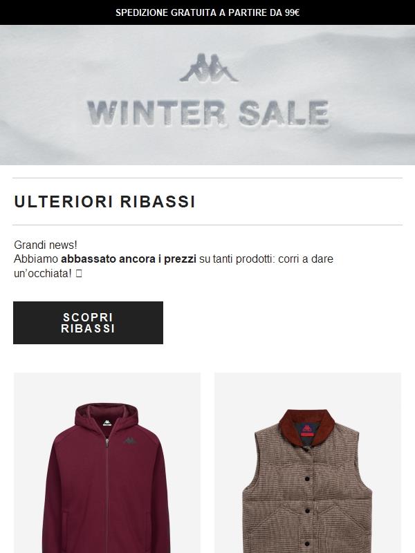 SALDI | Ulteriori ribassi!