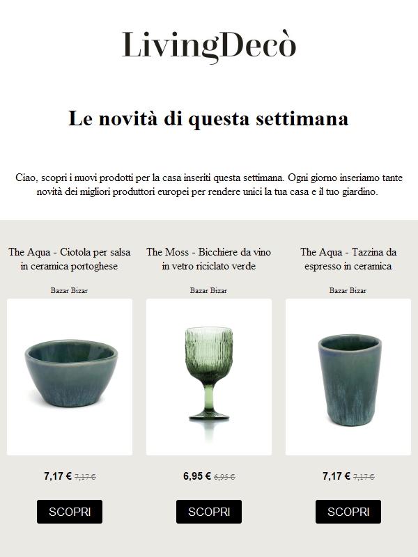 Scopri le novità di questa settimana