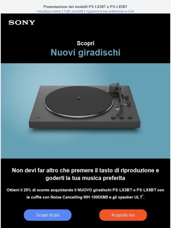 Scopri i nuovi giradischi, disponibili da oggi!🎵
