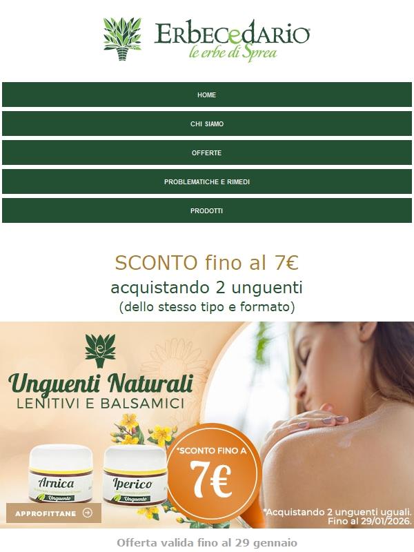 Proteggi pelle, muscoli e respiro: scopri la promo Unguenti