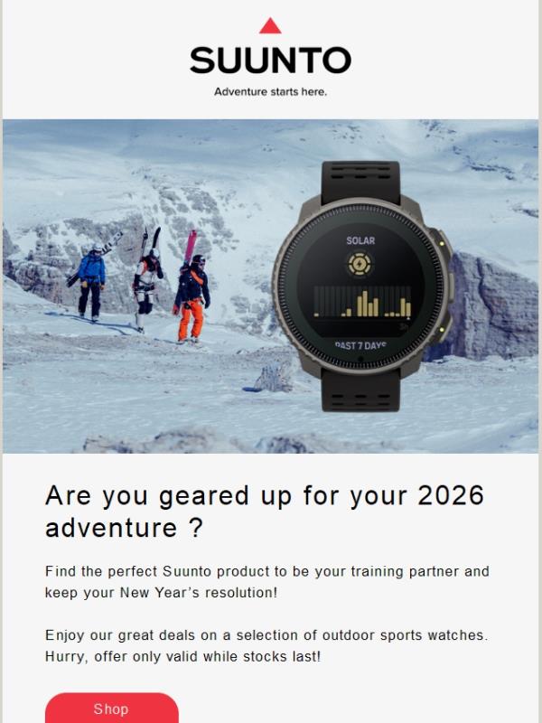 Are you geared up for your 2026 adventure?