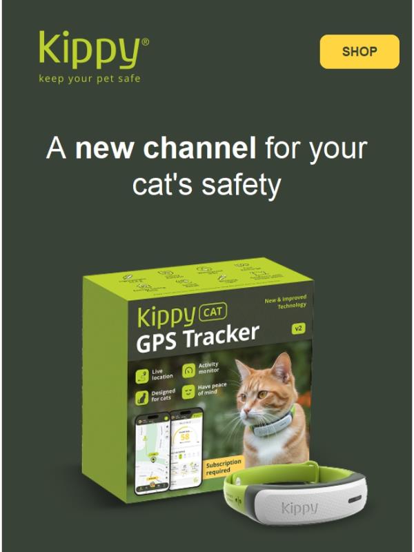 Breaking news! 🐱 Kippy CAT v2 now available on Amazon