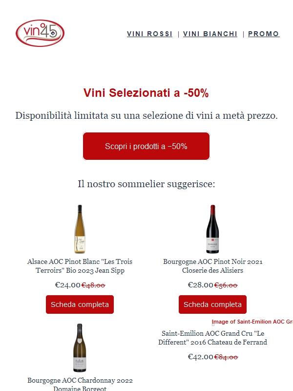 Selezione a −50% e Sconti fino al −30%