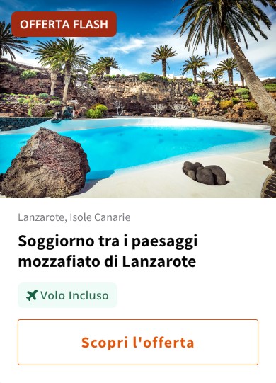 Soggiorno tra i paesaggi mozzafiato di Lanzarote
