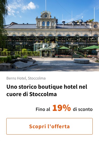 Uno storico boutique hotel nel cuore di Stoccolma