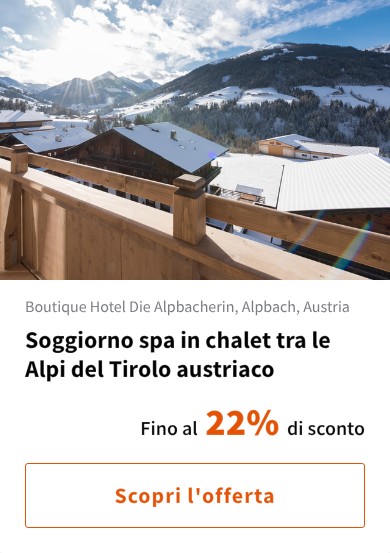 Soggiorno spa in chalet tra le Alpi del Tirolo austriaco
