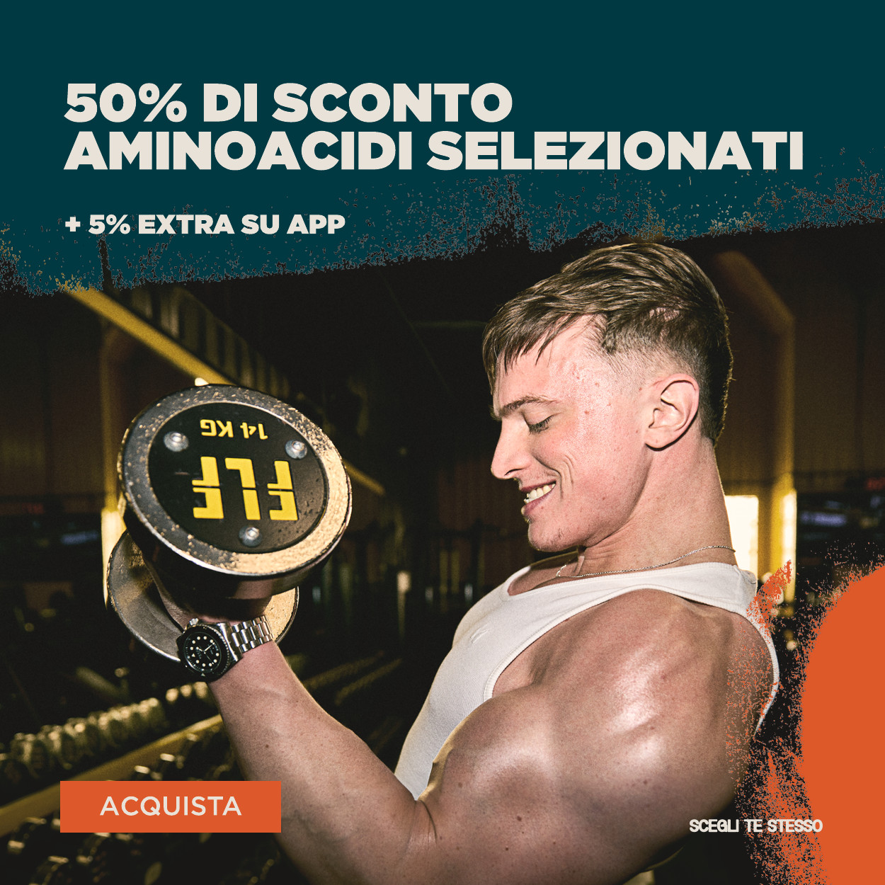 50% di sconto aminoacidi selezionati